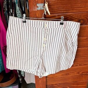 Striped Women's Shorts